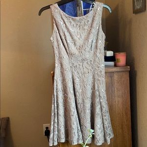 Tan Sparkly Dress